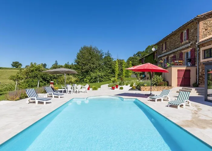 펜션 Le Puech De Nalbe *